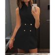 hirigin Women Sleeveless OL Bodycon Mini Dress For Sale