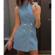 hirigin Women Sleeveless OL Bodycon Mini Dress For Sale