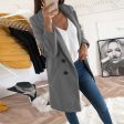 Medium long button wool coat Online Hot Sale