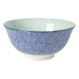 Danica Heirloom Blue Waves Stamped Porcelain Bowl Supply