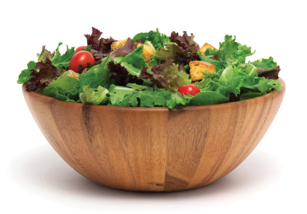 Lipper International Acacia Round Flair Bowl Supply