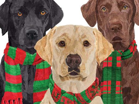 Merry Labradors Paper Beverage Napkin Discount