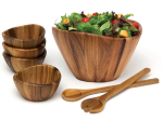 Lipper International Acacia 7 Salad Set Sale