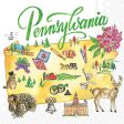 Pennsylvania State Collection Paper Beverage Napkins Online now